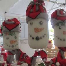 Buckeye Snowmen set of three