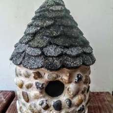Cobblestone Birdhouse