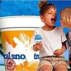 Kids loving tropical sno