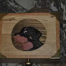 Humidor with Rottie Scroll Work