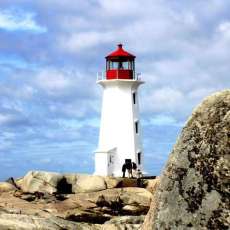 The Lighthoust at Peggy's Cove
