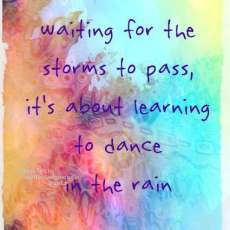 dancing in the rain