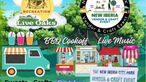 New Iberia Spring Vendor Event & Festival of Live Oak