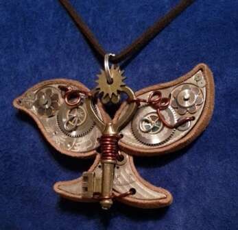 Pocketwatch Part Butterfly