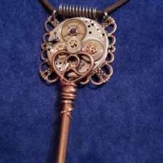 Steampunk Key Watch Necklace