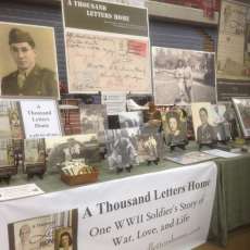 A Thousand Letters Home Display - Side view