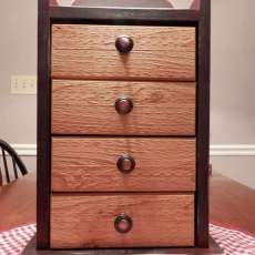 Mini 4 drawer keepsake Box