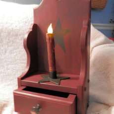 Candle Holder with Drawer