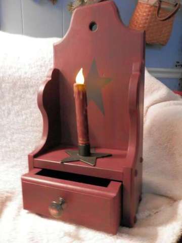 Candle Holder with Drawer