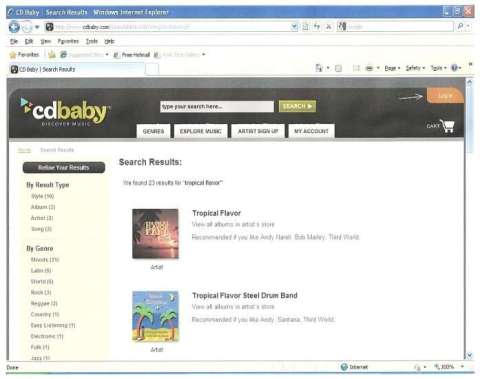 Albums on CDBaby.com
