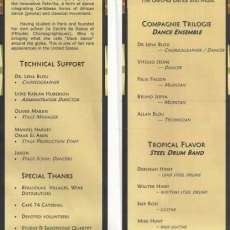 Performance with the Lena Blou Guadaloupean Dance Troupe