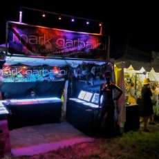 Illuminated Jewelry Booth at Bonnaroo