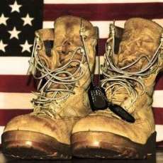 Memorialize a fallen hero with a Purple Heart Tag.