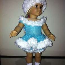 Handmade Skating Outfit FOR 18' DOLL