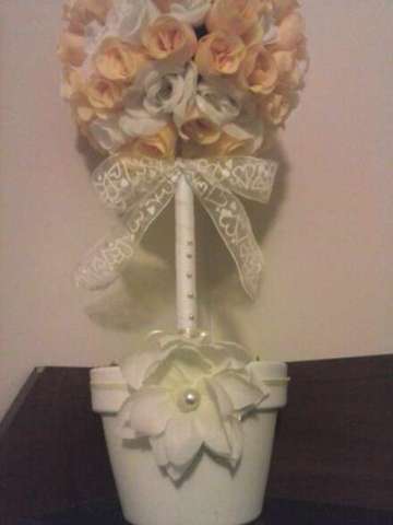 Large Silk Flower Topiary