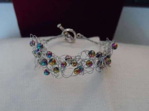 handmade wire bracelet