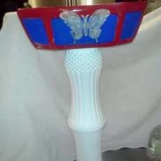 Yard art/  bird bath