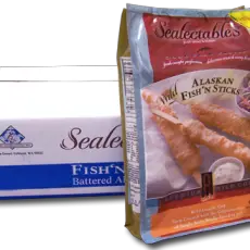 Fish 'N Sticks Cod and Pollock on a stick