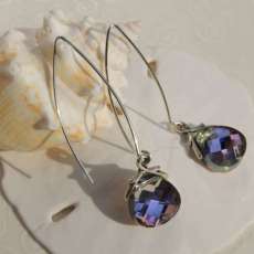 Swarovski briolette earrings