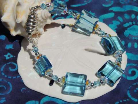 Swarovski Aquamarine bracelet
