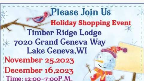 Timber Ridge Holiday Shopping Event - December