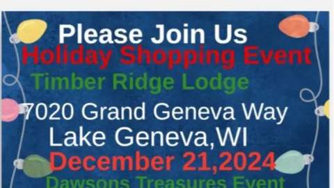 Timber Ridge Holiday Shopping Event - December