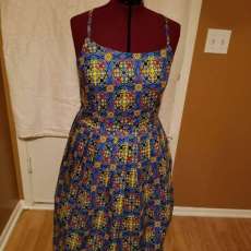 Ladies Skirt and Laced Back Top