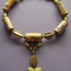 Pale Yellow Japanese Kimono