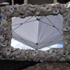 Oyster Shell Mirror