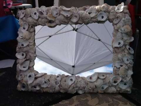 Oyster Shell Mirror