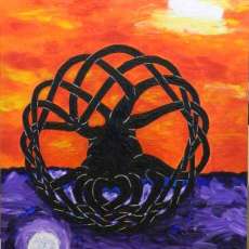 Celtic Tree of Life: Sun & Moon Duality