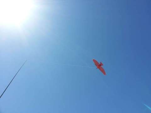 Wind socking a Jackite Cardinal