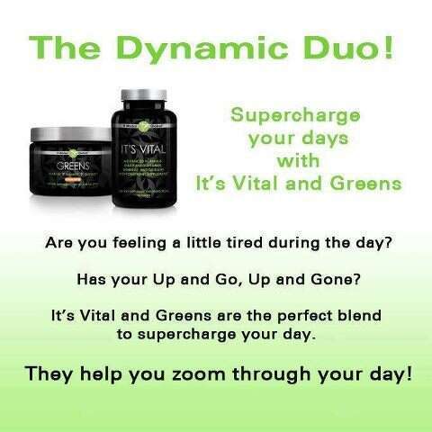 Super charge your days with Greens & Omega3 (all natural products)