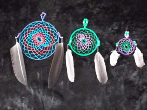 color changing dream catcher