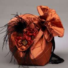 Copper Pouch Evening Bag