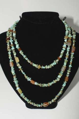 Triple Strand Turquoise Necklace