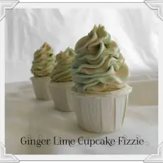 Ginger Lime Bath Fizzie Cupcake