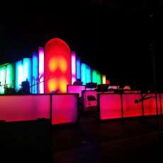 Set Pieces and LED Lighting Customized by Muscle Shoals Productions