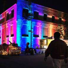 Custom Outdoor Event Lighting Design by Muscle Shoals Productions