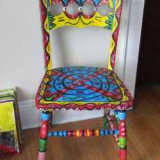 Painted chair