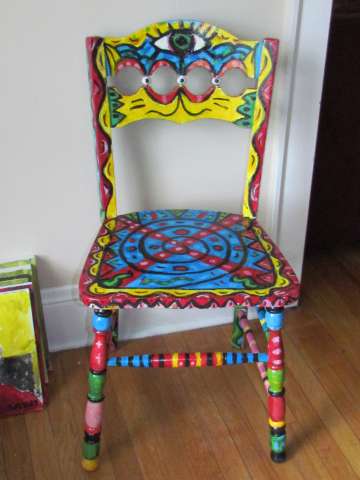 Painted chair