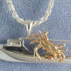 Chesapeake Deadrise Workboat With Crab