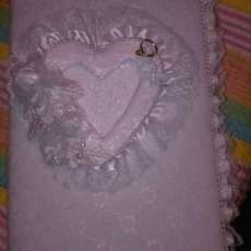 Handmade Wedding album's white or off white
