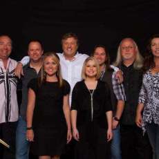 Todd with his band, the Shrimp Boat Cowboys