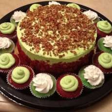 Red Velvet Key Lime Cake