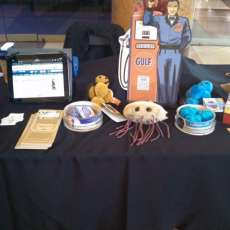 set up at vendor event