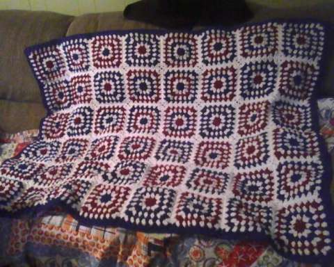 Colors of America Throw