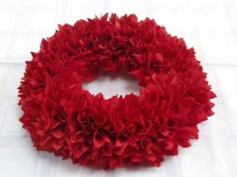 12 inch Santa Red Holiday wreath