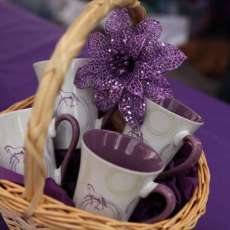 Purple Swirl Coffee Mugs