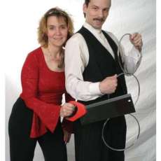 Promo photo for our magic, illusion and comedy show